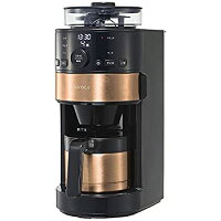 siroca コーン式 コーヒーメーカー ブラック/カッパーブラウン SC-C123